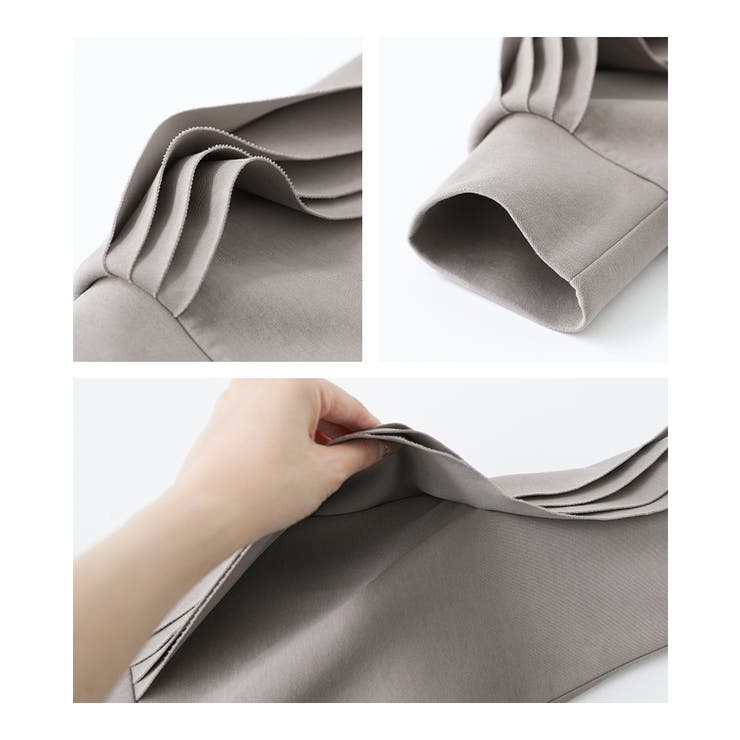 kOhAKUサイドジップ袖フレアスウェット  | osharewalker | 詳細画像15 