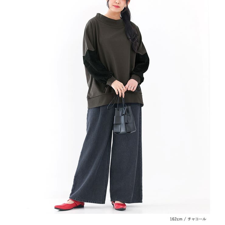 n'OrLABEL裏毛袖レースプルオーバー  | osharewalker | 詳細画像10 