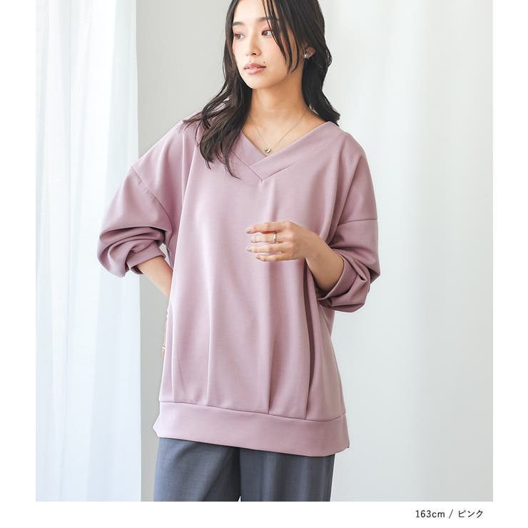 n'OrLABEL前後Vネックダンボールスウェット  | osharewalker | 詳細画像14 