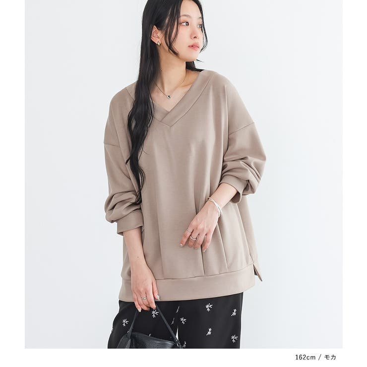 n'OrLABEL前後Vネックダンボールスウェット  | osharewalker | 詳細画像16 