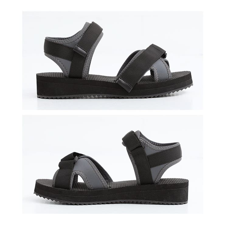 n'OrLABELネオプレーンテープデザインサンダル | osharewalker | 詳細画像12 