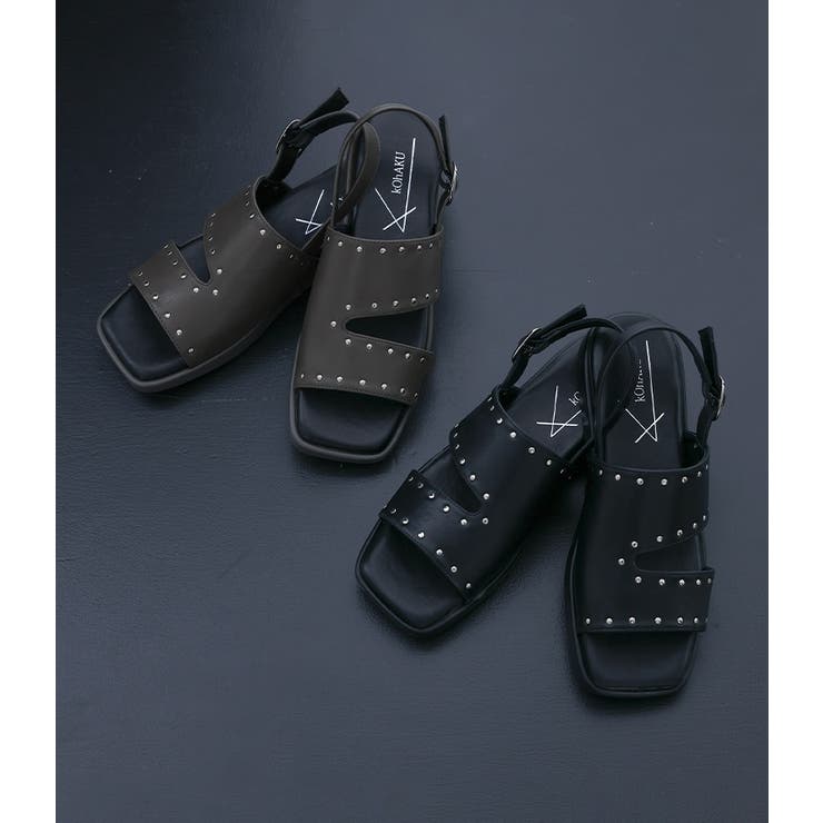 kOhAKUカッティングスタッズサンダル  | osharewalker | 詳細画像11 
