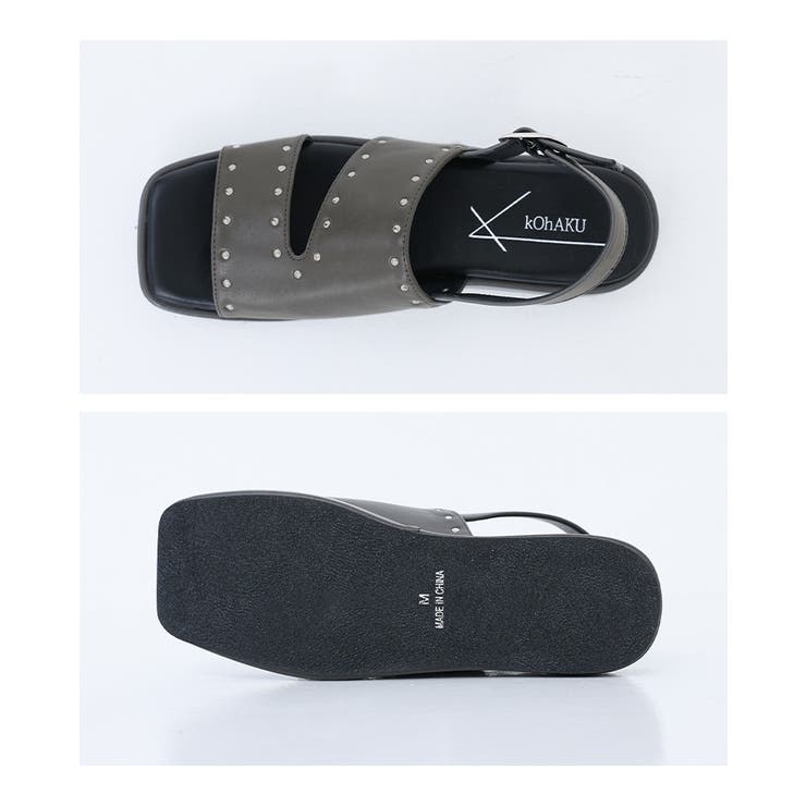 kOhAKUカッティングスタッズサンダル  | osharewalker | 詳細画像14 