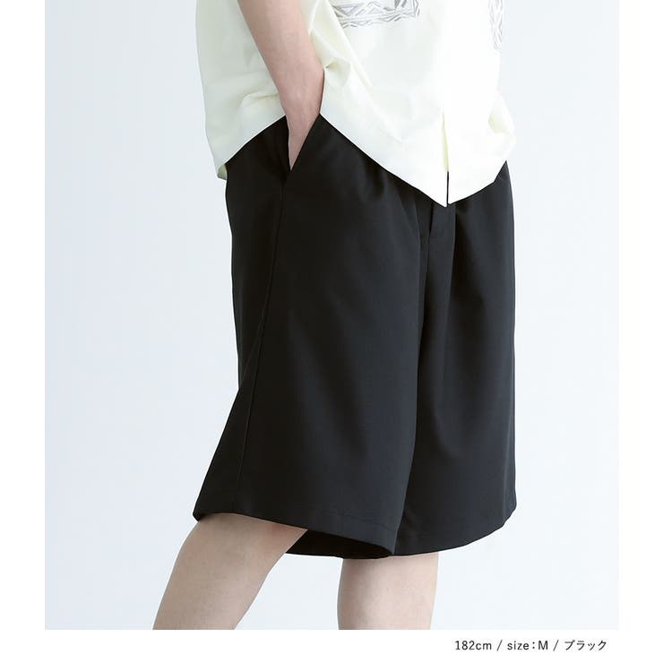 n'OrLABELワイドハーフパンツ | osharewalker【MEN】 | 詳細画像5 