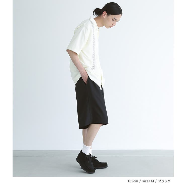 n'OrLABELワイドハーフパンツ | osharewalker【MEN】 | 詳細画像7 