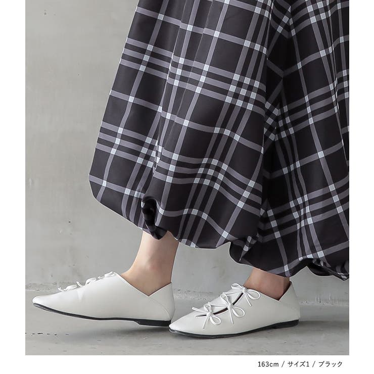 n'OrLABELチェックバルーンスカート  | osharewalker | 詳細画像12 