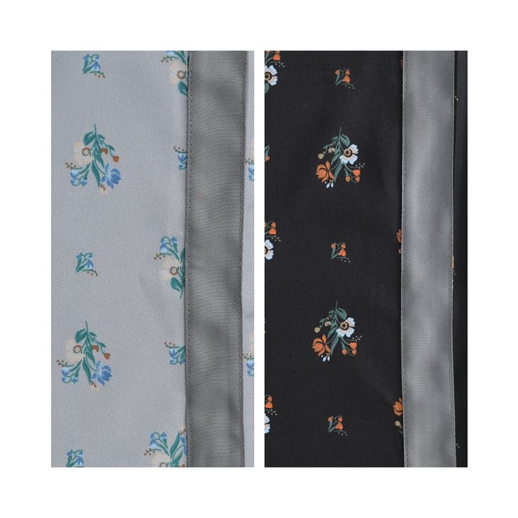 n'OrLABELサイドラインフラワープリントパンツ | osharewalker | 詳細画像4 