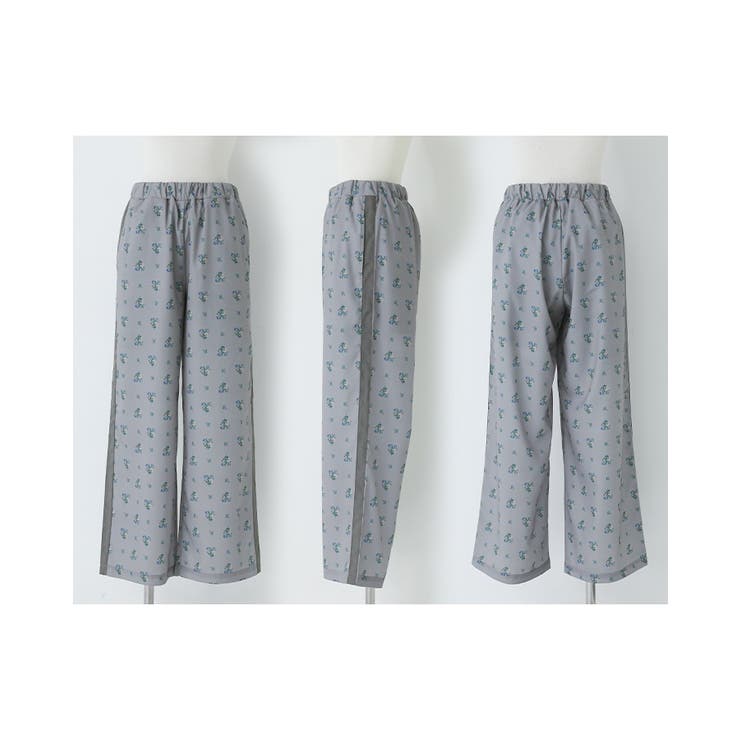 n'OrLABELサイドラインフラワープリントパンツ | osharewalker | 詳細画像16 