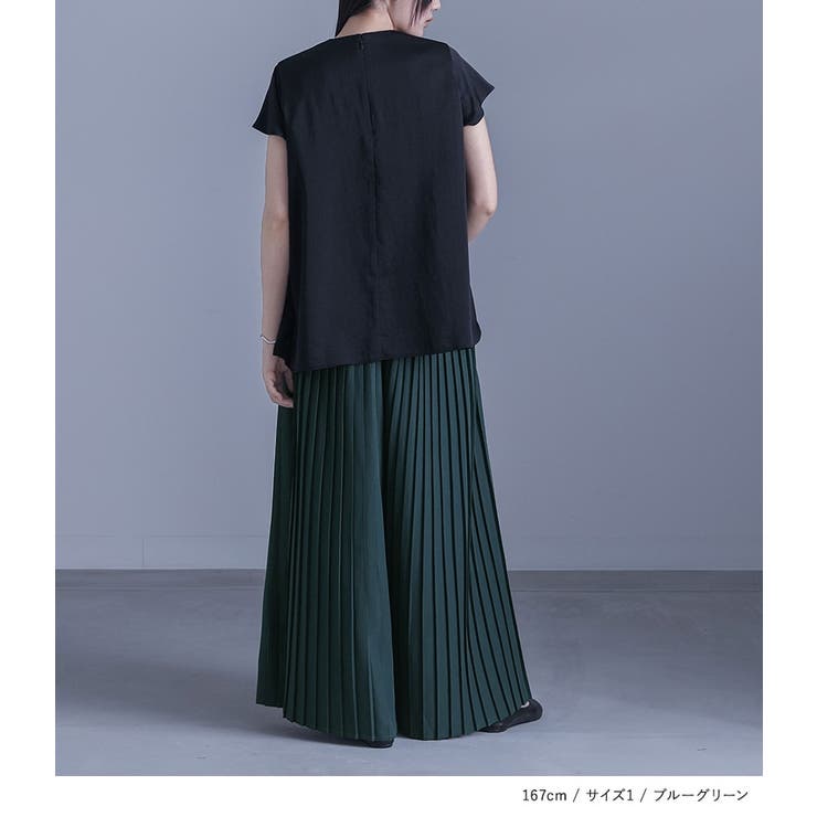 kOhAKUプリーツワイドパンツ  | osharewalker | 詳細画像7 