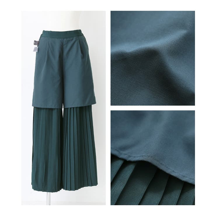 kOhAKUプリーツワイドパンツ  | osharewalker | 詳細画像15 