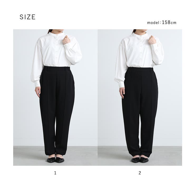 n'OrLABEL接触冷感ピンタックテーパードパンツ | osharewalker | 詳細画像18 