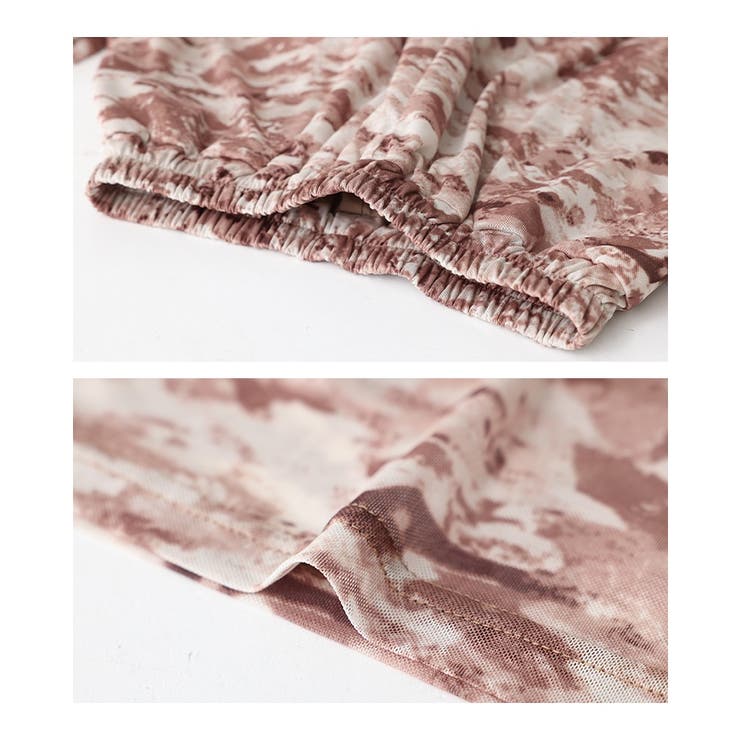 n'OrLABELニュアンス柄メッシュレイヤードパンツ | osharewalker | 詳細画像18 