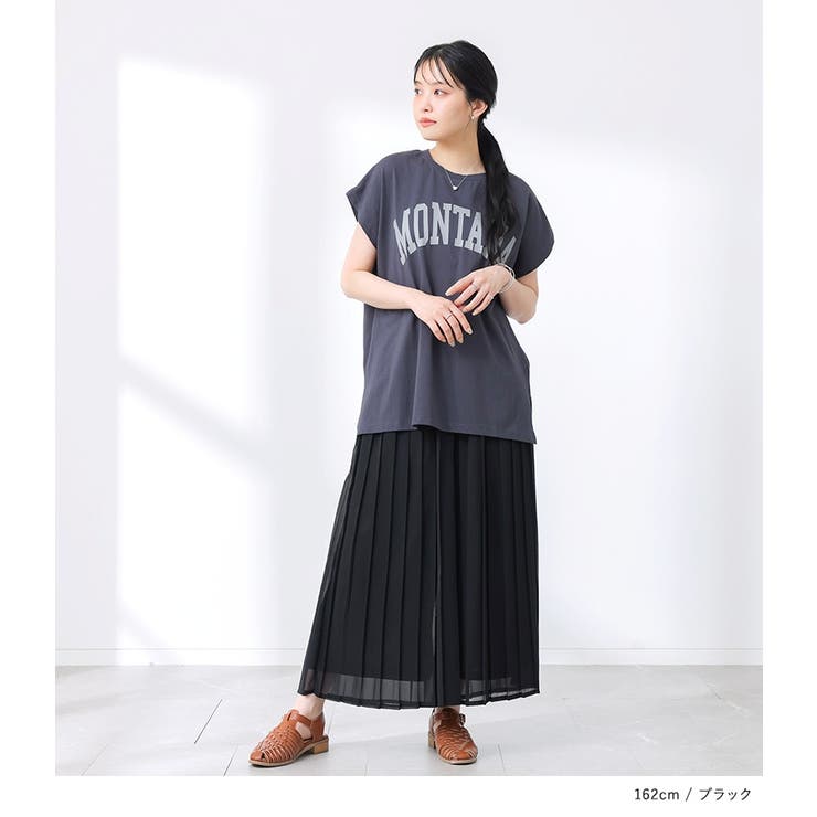 n'OrLABEL冷感裏地付きシフォンプリーツパンツ  | osharewalker | 詳細画像15 