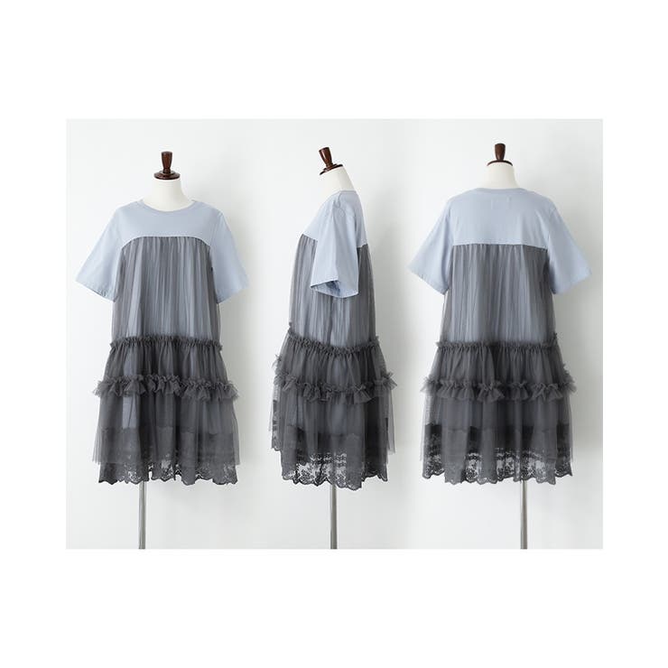 somari imaginationチュールドッキングチュニックワンピース somari imaginationチュールドッキングチュニックワンピース