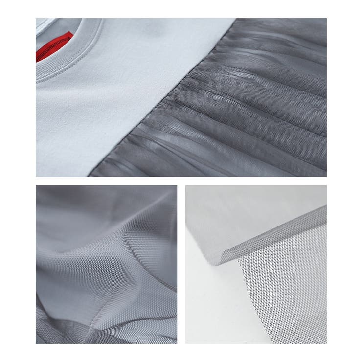 somari imaginationチュールドッキングチュニックワンピース  | osharewalker | 詳細画像14 