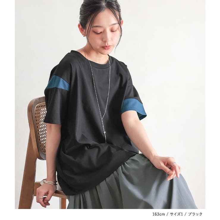 n'OrLABEL冷感配色切替カットワンピース  | osharewalker | 詳細画像11 