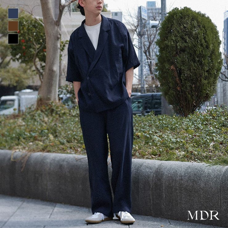 MDRシャツ＆ストレートパンツセットアップ  | osharewalker | 詳細画像1 
