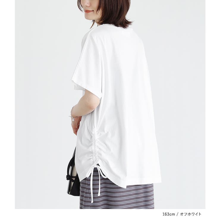 n'OrLABELアシメドロストTシャツ | osharewalker | 詳細画像5 
