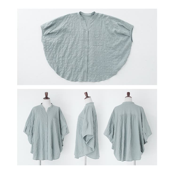 n'OrLABELシャーリングチェックサークルブラウス | osharewalker | 詳細画像17 