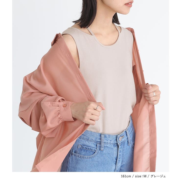 n'OrLABELホルターネックタンクトップ | osharewalker | 詳細画像6 