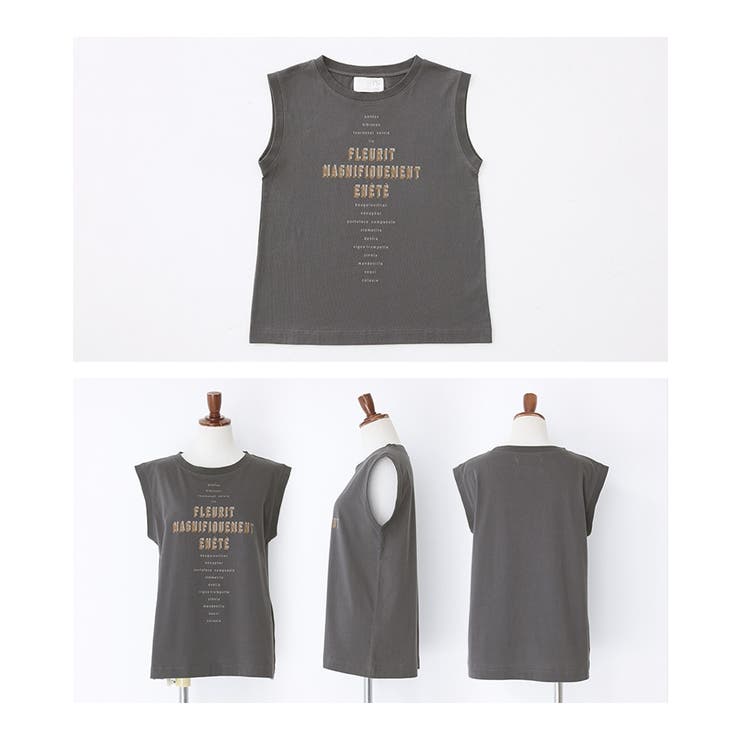 n'OrLABELロゴフレンチスリーブTシャツ | osharewalker | 詳細画像18 