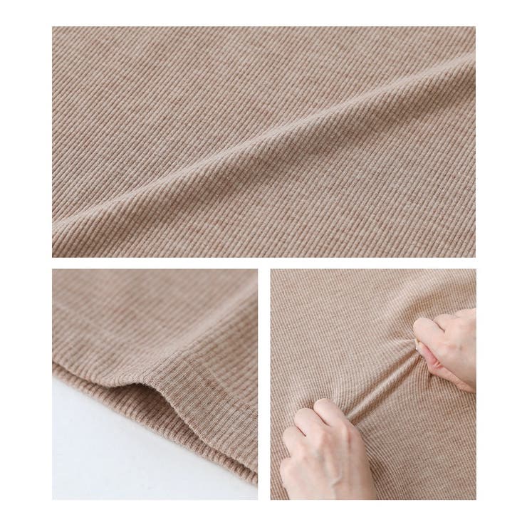 n'OrLABEL配色スクエアネックリブタンクトップ | osharewalker | 詳細画像18 