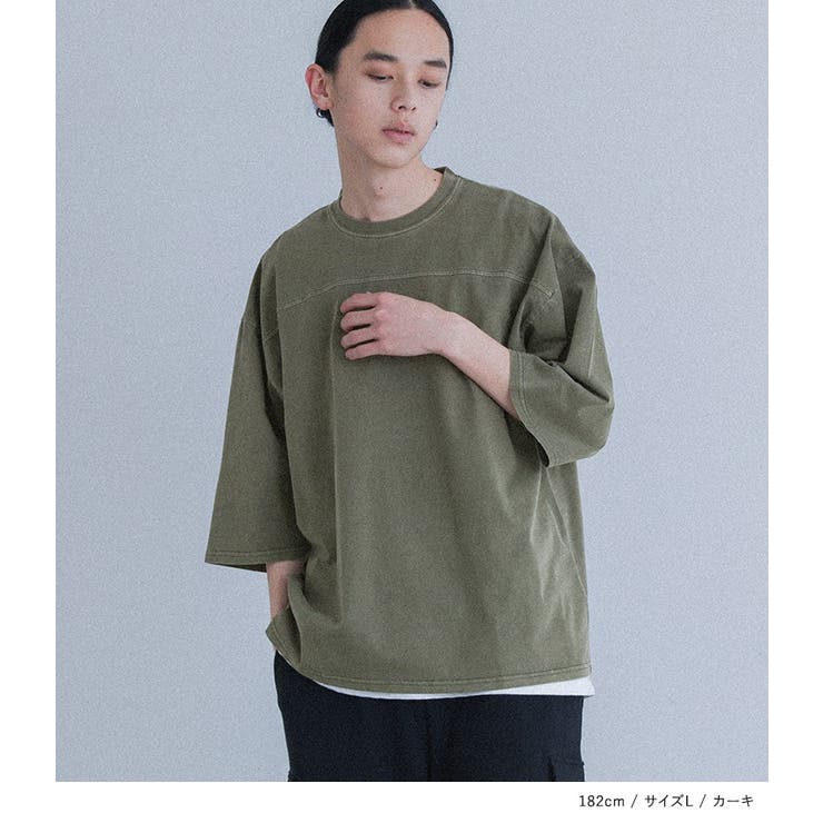 MDRピグメントクルーネックカットソー | osharewalker【MEN】 | 詳細画像2 
