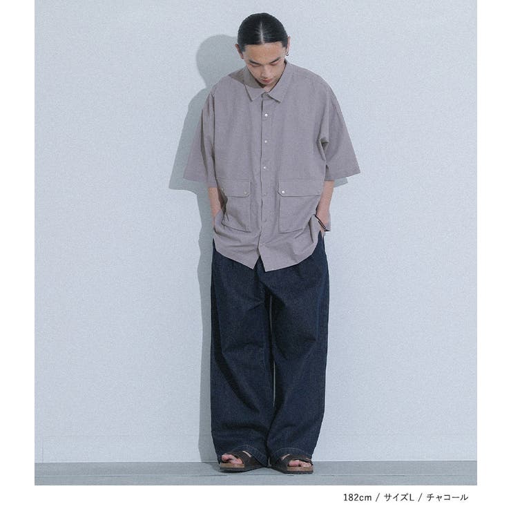 MDRパッチポケットワークシャツ | osharewalker【MEN】 | 詳細画像2 