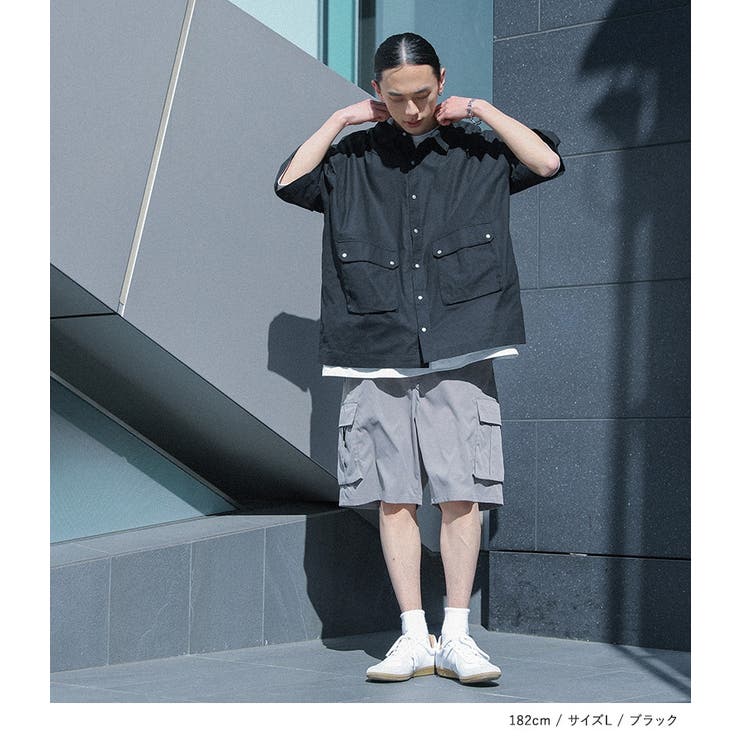 MDRパッチポケットワークシャツ | osharewalker【MEN】 | 詳細画像9 