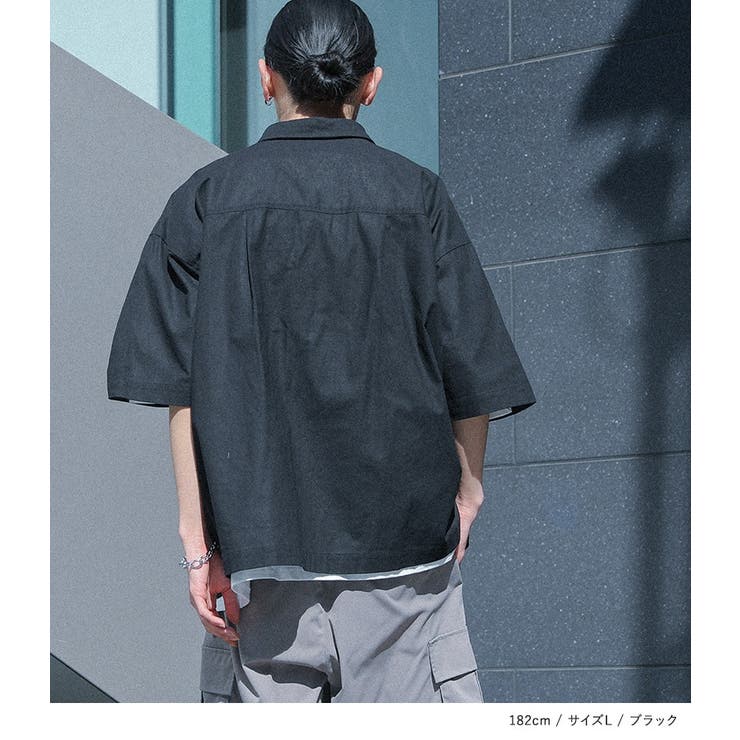 MDRパッチポケットワークシャツ | osharewalker【MEN】 | 詳細画像10 