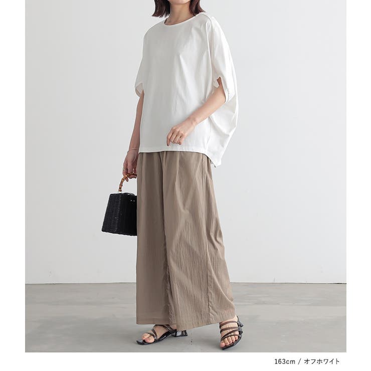 n'OrLABEL冷感キープドルマン5分袖カットソー | osharewalker | 詳細画像8 