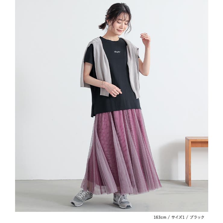 n'OrLABEL冷感キープフレンチスリーブ刺繍カットソー | osharewalker | 詳細画像11 