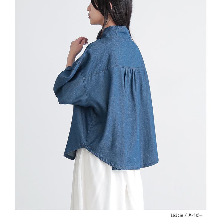 n'OrLABELデニムハーフジッププルオーバー | osharewalker | 詳細画像15 