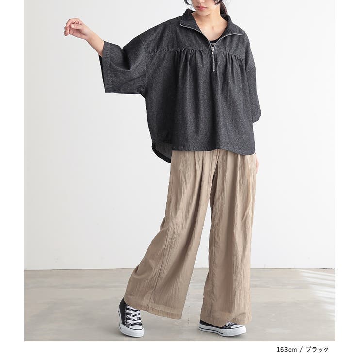 n'OrLABELデニムハーフジッププルオーバー | osharewalker | 詳細画像17 