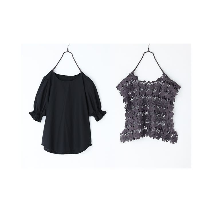 somari imaginationレースベスト×ブラウスセット | osharewalker | 詳細画像4 