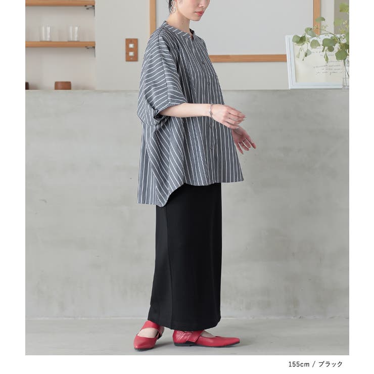かー 美品 LOUNGEDRESS オーバーサイズドルマンシャツ 100WJ24D0014_l_a026.jpg