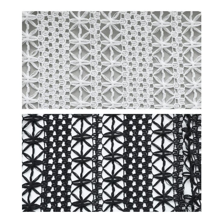 MDR透かし柄編み半袖シャツ  | osharewalker【MEN】 | 詳細画像3 