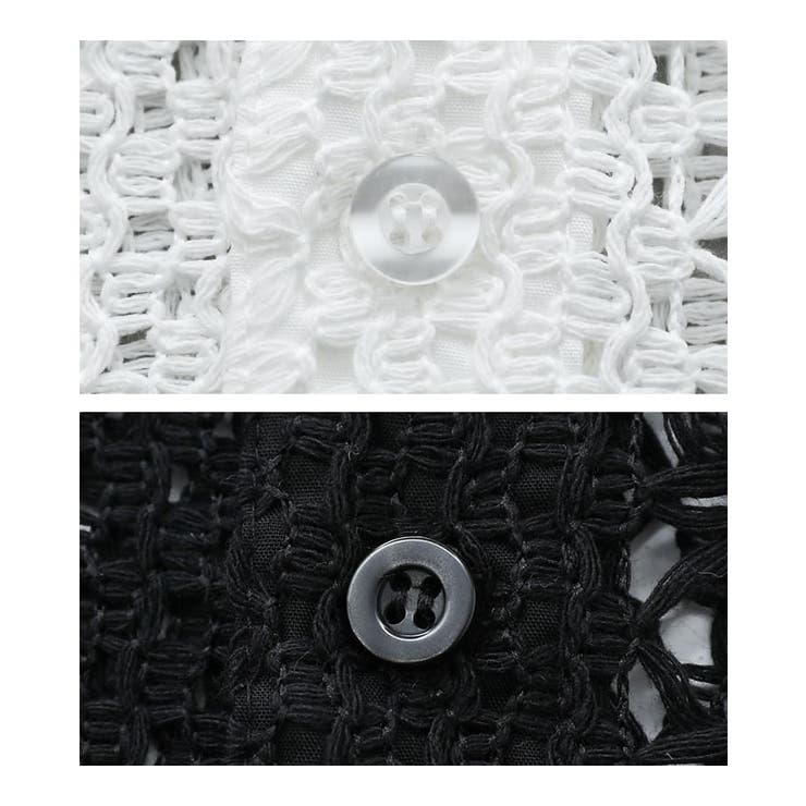 MDR透かし柄編み半袖シャツ  | osharewalker【MEN】 | 詳細画像18 