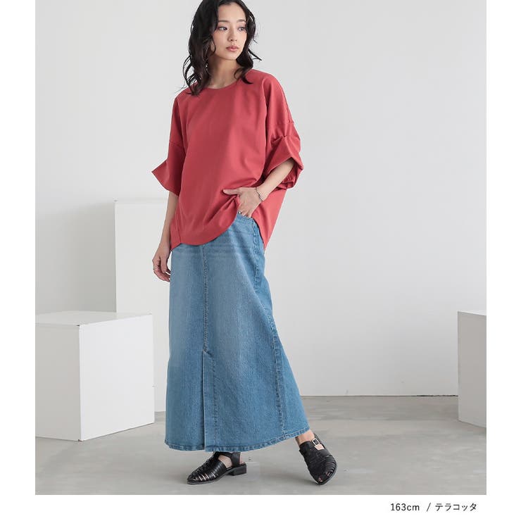 n'OrLABEL多機能袖タックTシャツ | osharewalker | 詳細画像17 