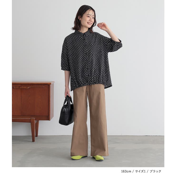n'OrLABEL裾ギャザードットブラウス | osharewalker | 詳細画像14 