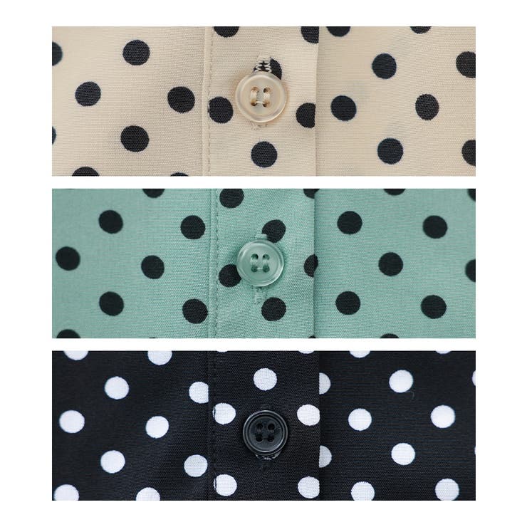 n'OrLABEL裾ギャザードットブラウス | osharewalker | 詳細画像18 