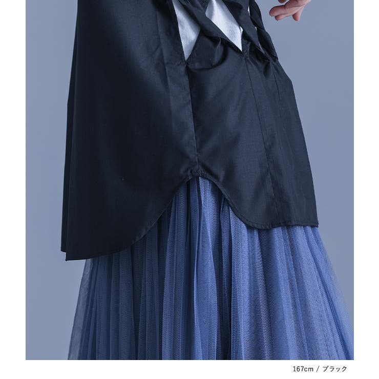 kOhAKUツイストデザインシャツ | osharewalker | 詳細画像15 