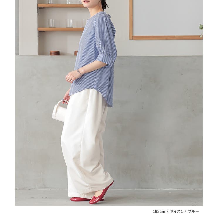 n'OrLABEL後ろ襟リボンブラウス | osharewalker | 詳細画像10 