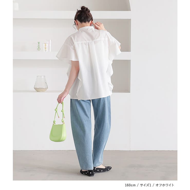 n'OrLABELサイドフレアブラウス | osharewalker | 詳細画像11 