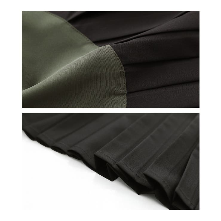 kOhAKUカーブ切替プリーツシャツ | osharewalker | 詳細画像17 