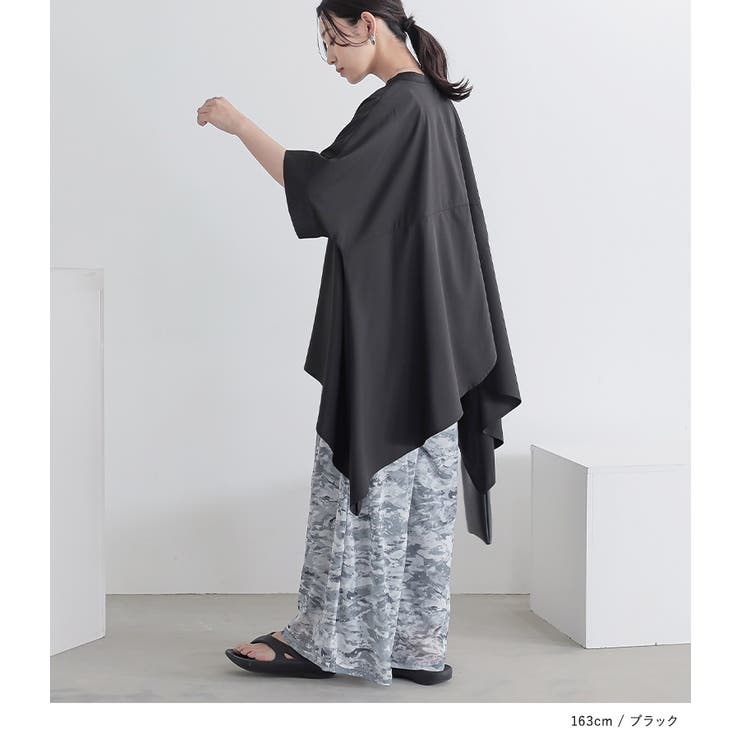 n'OrLABEL裾ヘムラインバンドカラーシャツ | osharewalker | 詳細画像13 