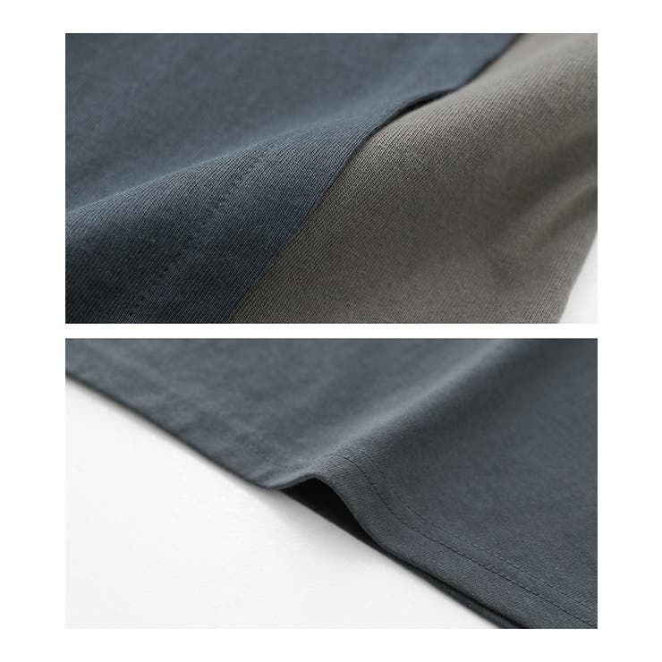 kOhAKU配色アシメカットソー | osharewalker | 詳細画像19 