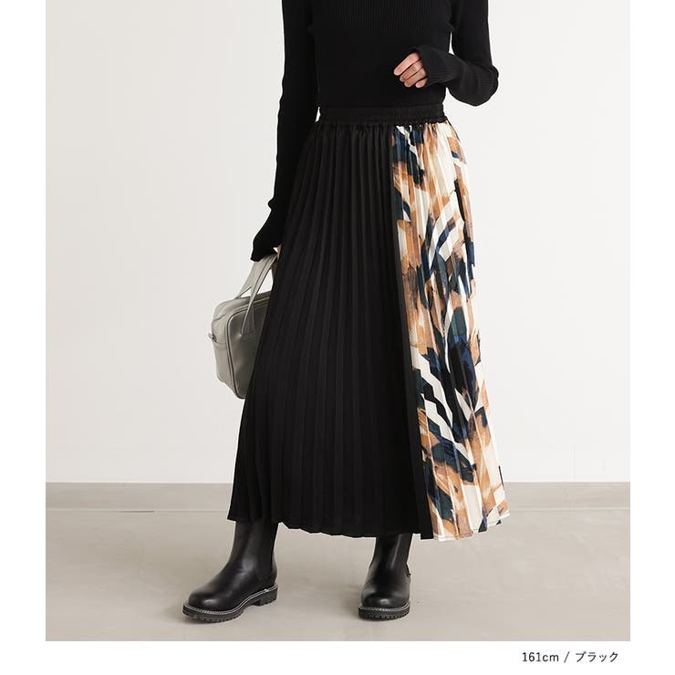 【BEAR5/14まで】 プリーツスカート n'OrLABEL切り替えプリーツスカート[品番：MITW0017485]｜osharewalker