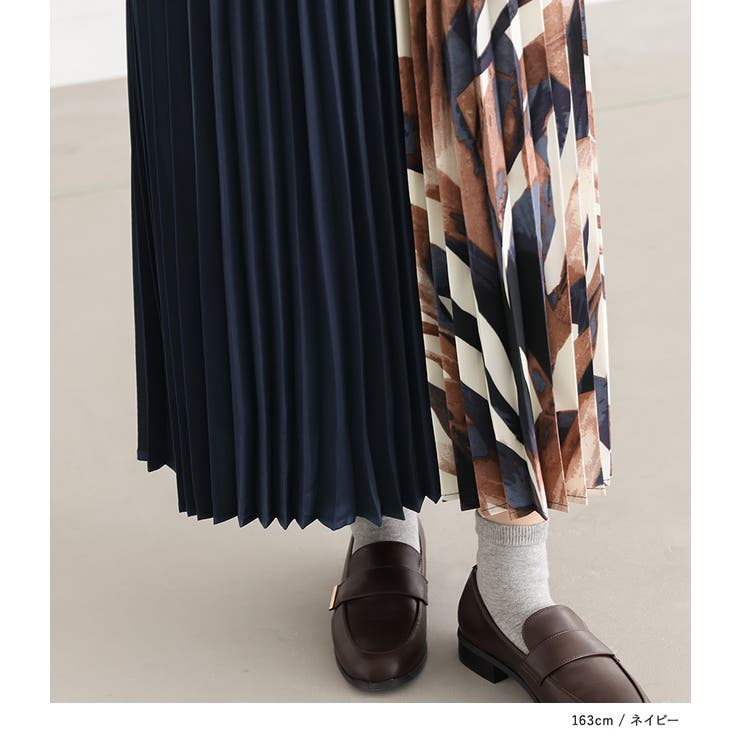 n'OrLABEL切り替えプリーツスカート | osharewalker | 詳細画像17 