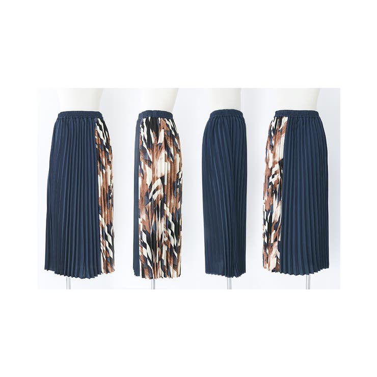 n'OrLABEL切り替えプリーツスカート | osharewalker | 詳細画像18 